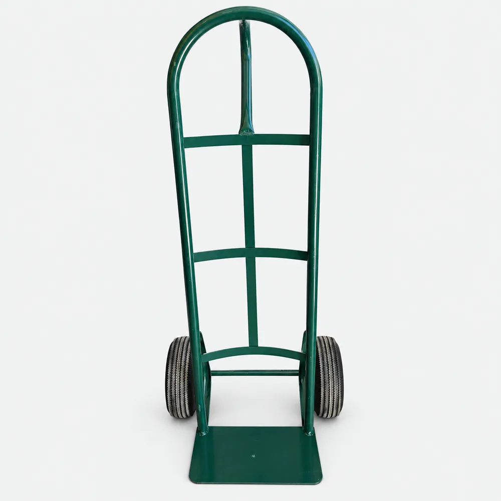 Green hand truck dolly available as a dumpster rental add-on